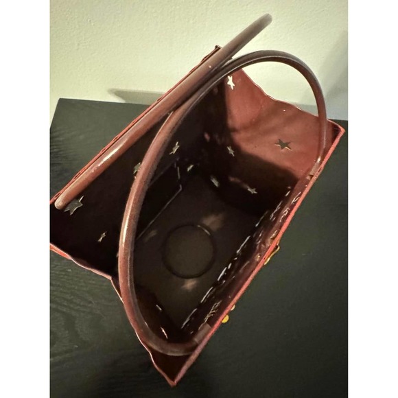 Metal Bag Shaped Christmas Candle Holder - Two Available - Picture 3 of 4